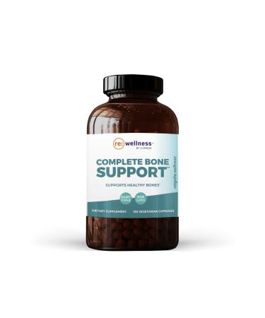 Reignite Wellness Complete Bone Support - Daily Calcium Supplement for Optimal Bone Strength & Health with Calcium Magnesium Zinc + Vitamin D and K (120 Capsules)