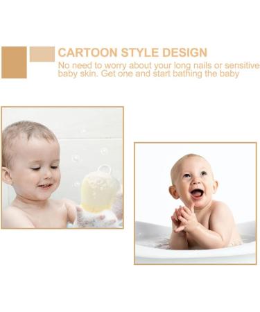 Beavorty 2pcs Bath Ball Frog Shower Sponge - Soft Loofah for Babies & Infants | Travel Bath Scrubber & Body Cleaning Tool - Buy Online on GoSupps.com