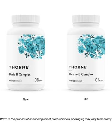 Thorne B Complex - B Vitamins in Their Active Forms - 60 Capsules - Buy Online on GoSupps.com