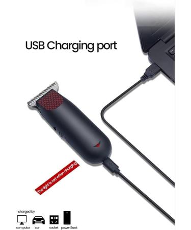 Rechargeable Bald Clipper - Professional 0 MM T Steel Blade Hair Trimmer Kit for Men with 3 Guide Combs - Buy Online on GoSupps.com