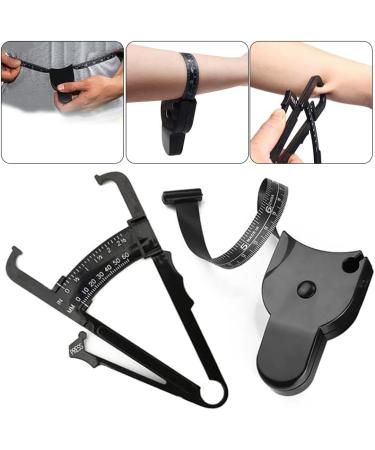 Body Fat Caliper Skinfold Caliper with Measuring Tape Body Fat Tester Measuring Device for Accurately Measuring BMI Fitness And Weight - Buy Online on GoSupps.com