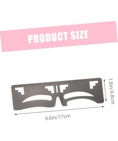 FOMIYES 6 Pcs Eyebrow Ruler Makeup Stencil T Tool Molds Brow Guide Ruler Eyebrow Marks Eyebrow Trimming - Buy Online on GoSupps.com