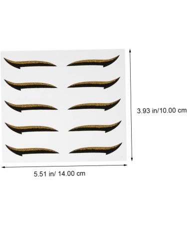  Ipetboom Ipetboom 20 Pairs Eyeliner Stickers Reusable Eyeshadow Bands Eye Makeup Stickers - Buy Online on GoSupps.com