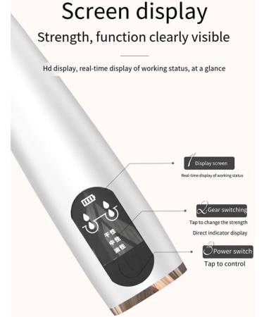 Jbnmvc Electric Blackhead Remover Face Pimple Extraction Deep Spots Pore Acne Removal Cleaner Cleanser - Buy Online on GoSupps.com