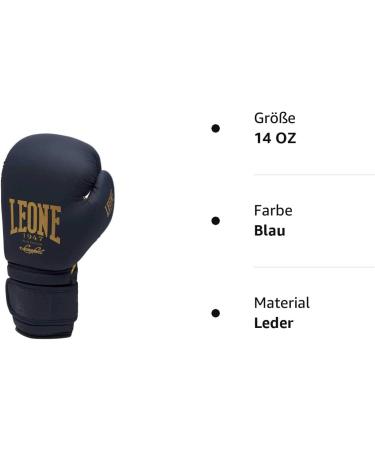 LEONE 1947 Boxing Gloves - Blue Edition 14 OZ for Unisex Adults | Premium Quality | International Shipping Available - Buy Online on GoSupps.com