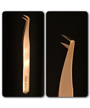 Rev Pro Gold Tweezer/Volume/for 3D & 6D/ Eyelash Extension/By PINKLAB