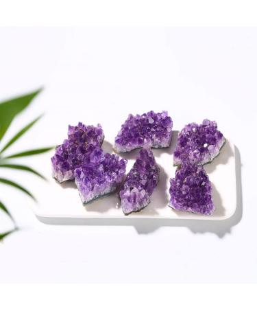 Natural Quartz Amethyst Cluster Stones Specimen Home Decoration Crafts Purple Crystal Sample 1Pcs Crystsl Cluster 30-40g Home Goods (Color : Crystsl Cluster Size : 40-50g) 40-50g Crystsl Cluster - Buy Online on GoSupps.com