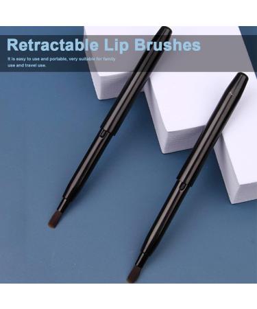 4 Pcs Retractable Lip Brushes Lip Liner Brushes Travel Retractable Lip Brushes for Women Girls Travel and Daily Use - Buy Online on GoSupps.com
