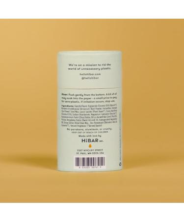 HiBAR - Bergamot & Cedar Plastic Free Deodorant - Natural Deodorant - All-Day Protection - With Sunflower Seed Wax Rice Bran & Shea Butter - Plastic Paraben & Aluminum-Free - Vegan - 3 Pack 3-Pack Bergamot & Cedar - Buy Online on GoSupps.com