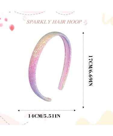 Fashband Girls Headbands Sequins Hair Band Sparkly Hair Hoop for Children Teens Daily Wearing Gift Party Decoration (Pink) - Buy Online on GoSupps.com