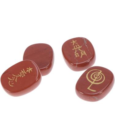 Holibanna Blue Model Foam 3pcs Palm Stone Mini Knit Hats Crystal Stone Pocket Worry Stone Chakra Gemestone Decoration Natural - Buy Online on GoSupps.com