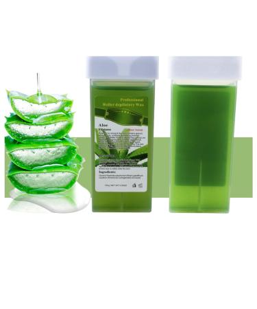 Fyearfly Roll-on Wax Cartridge 100g Hair Removal Wax Cartridge Hair Removal Cream Beeswax Roll-on Wax (Aloe vera)
