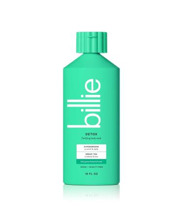 Billie Detox Purifying Womens Body Wash 18 fl oz Juicy Green Botanical Scent Vegan Cruelty Free
