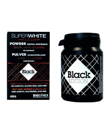 SUPERWHITE teeth whitening powder with activated carbon