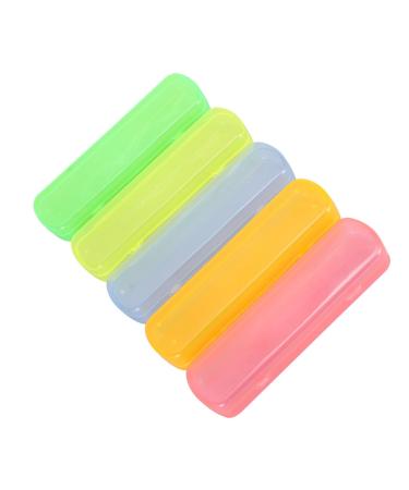 Zerodeko 5pcs Toothbrush PP Travel Holder As Shown 21X5.5cm