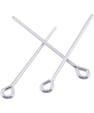 Sterling Silver Eye Pins 18mm (0.7 inch) - Pack of 20 for Jewelry Making - Buy Online on GoSupps.com