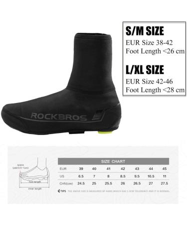 Rockbros Overshoes - Windproof Bicycle Shoe Covers for Men & Women | MTB & Racing | Size M & L - Buy Online on GoSupps.com