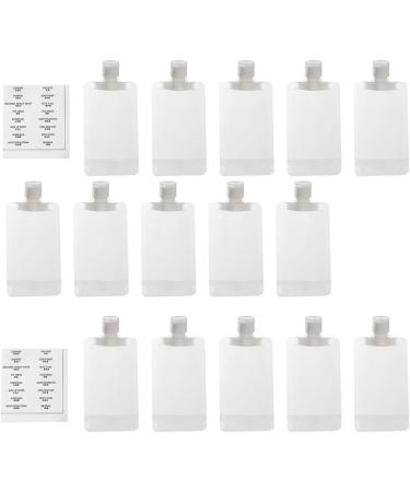 3sets Travel Aging Cream Simple Clear Plastic Refillable Toiletry Women Containers Storage Label Stand Subage Ml* Gel : Transparent Shower Labels Liquid Leakproof Squeezable - Buy Online on GoSupps.com