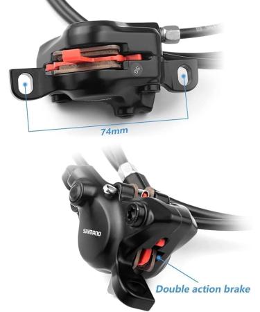 Shimano BR MT200 Hydraulic Disc Brake Set - Front 800mm Rear 1400mm | JKSPORTS - Buy Online on GoSupps.com