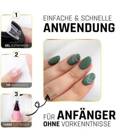  Lynis Nailshop Lynis-Nailshop.de Easy-to-apply false nail set like studio-quality sculpting gel firm consistency easy to apply - Buy Online on GoSupps.com