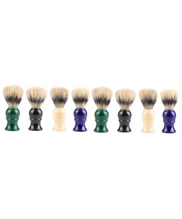 Minkissy 8 STK shaving brush made of foam tool Tool cleaning brush change plastic handle men 10.5x3.9x3.9cmx2pcs such as shown