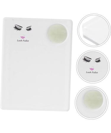 POPETPOP Beauty Tools 1pc Eyelash Grafting Board Lash Extension Pad Holder Lash Stands Forehead Lash Extension Cushion Eyelash Tool Lash Glue Gasket Acrylic White Accessories - Buy Online on GoSupps.com