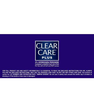 Clear Care Plus Cleaning Solution Twin Pack - 24 Oz Multi 12 Oz with Lens Case - Pack of 2 - Buy Online on GoSupps.com