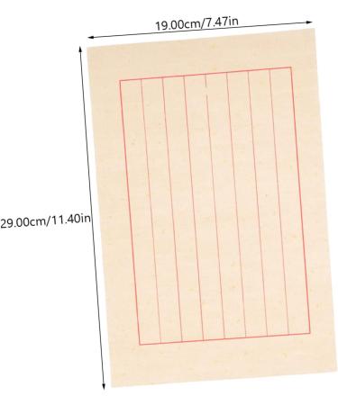 PLAFOPE 50 Sheets Rice Paper Painting Paper Calligraphy Art Stationery Writing Paper for Calligraphy Japan As Shown 29x19cm - Buy Online on GoSupps.com