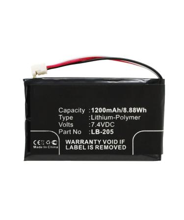 Synergy Digital Credit Card Reader Battery Compatible with Safescan LB-205 Credit Card Reader Battery (Li-Pol 7.4V 1200mAh)