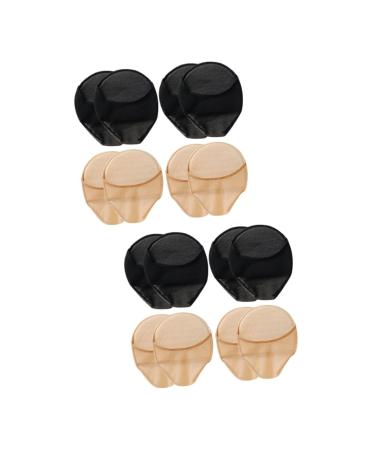 minkissy 8 Pairs Half Socks Comfortable Forefoot Pad Toe Socks for Heels Breathable Forefoot Pads Outdoor Forefoot Pad Non Socks Daily Use Toe Socks Women's Silicone Ordinary Casual Socks