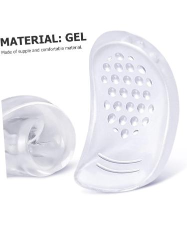 Healvian 20 Pairs Self-Adhesive Silicone Heel Pads - Cushioned Insoles for Women s Dress Shoes & Boots - Clear Gel Heel Cushions for Maximum Comfort & Support - Buy Online on GoSupps.com