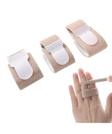 selcouth yyds 3Pcs Finger Splints Finger Buddy Wraps for Mallet Fingers Osteoarthritis Finger Joint Curled Finger Broken Finger