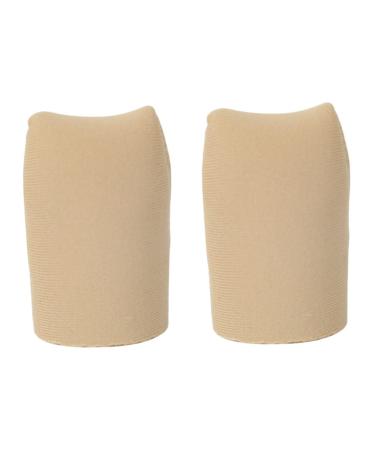 Lurrose 2pcs Toe Scuffs Silicone Toe Spacers Elastic Finger Tubes Big Toe Guards Elasto Gel Silicone Toe Sleeves Silicone Gel Toe Protective Covers Breathable Toe Caps Silicone Toe Cap As Shown 2.5x4cm