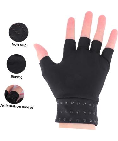 3 Pairs Half-Finger Magnetic Therapy Gloves | Protective Anti-Gloves for Maximum Comfort - Buy Online on GoSupps.com