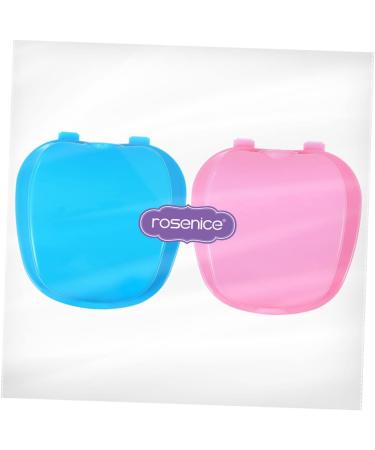 Minkissy 2-Pack Tooth Box & Bathing Cup for Prostheses | Travel Case with Lid for Braces & Mouth Protection | Durable ABS Design - Buy Online on GoSupps.com