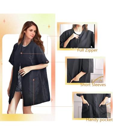 Gliitatu Dog Grooming Smock - Full Zipper Non-Sticky Hair Groomer Jacket for Salon & Barber (XXXL Type B) - Buy Online on GoSupps.com