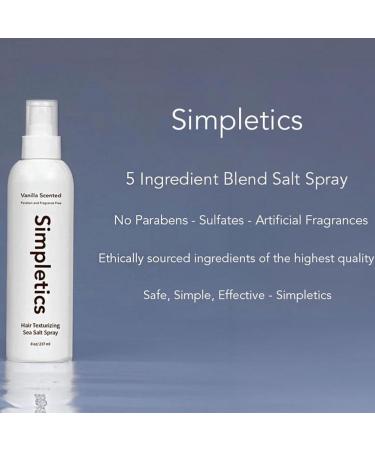Sea Salt Spray - Texturizing Vanilla Hair Styling Spray for Beach Waves Volumizing & Lightweight Hold Natural Finish Unisex Hair Care 3.4oz (100ml) - Buy Online on GoSupps.com