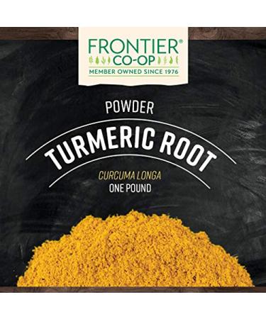Organic Alleppey Turmeric Root Powder 1lb - High Curcumin Content - Buy Online on GoSupps.com