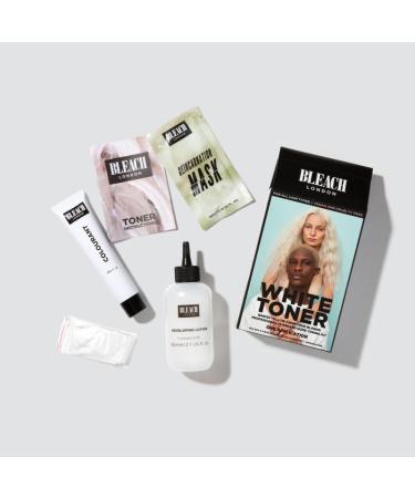 BLEACH LONDON - Cool Blonde Base Set - Plex Bleach Kit and White Toner Kit for bleaching and toning hair platinum - 2 pack - Buy Online on GoSupps.com