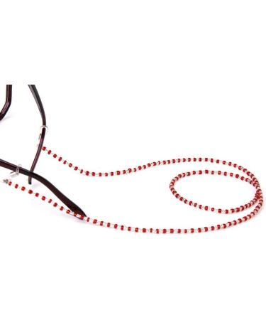 Lurrose Women's Pearl Sunglasses Chain & Facial Cover Holder Slide-Resistant Glasses Holder for Stylish Women - Buy Online on GoSupps.com