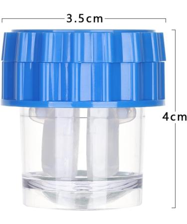 Nfegsiya Lavender Rotatable Contact Lens Container - Portable Eye Care Kit for Travel | 1PC Color Glasses Lens Box - Buy Online on GoSupps.com