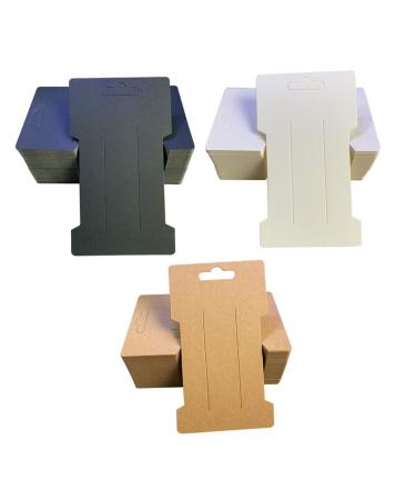 FRCOLOR Hair Jewel Earrings Sheets Headband wrapping earring display paper hair clip display s black headband hair bow holder Hair Clips Display s board earrings hair ornament Headband