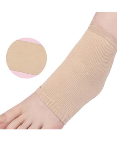 Leadigol Ankle Bone Protection Socks - 2 Pairs Achilles Tendon Heel Protector Compression Sleeves for Joint Pain Relief - Buy Online on GoSupps.com