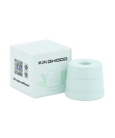 Kinghood Double Edge Safety Razor Set with Stand - Mint Green (10 Blades) | For Men and Women - Buy Online on GoSupps.com