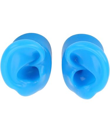 Soft Silicone Ear Model Pair for Demonstration & Teaching - Flexible Ear Piercing Tool- 18x23cm - Buy Online on GoSupps.com