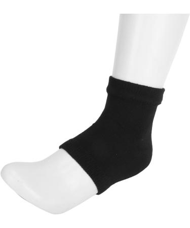 Moisturizing Gel Heel Sleeves - Repair Cracked Heels & Dry Feet - Softens Rough Skin - Foot Spa Treatment Socks with Cotton Fabric - 2 Pairs - Buy Online on GoSupps.com