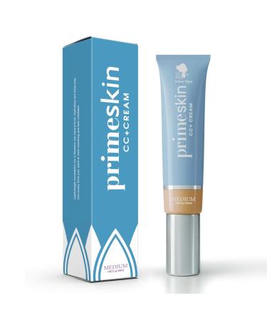 Primeskin Cc Cream for Older Women Korean Cc Cream Self Adjusting for Mature Skin Satin Skin Korean 1.69 Fl Oz/50ml (MEDIUM)