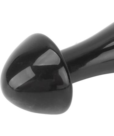 Gua Sha Massage Stones with Mushrooms Skin Care Blood Circulation Professional Mushroom Shoulder Massager for Women (Obsidian) - Buy Online on GoSupps.com