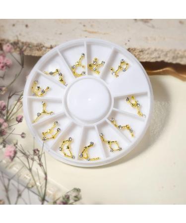 3 Boxes Zodiac Stickers Charm Alloy 3d - Buy Online on GoSupps.com