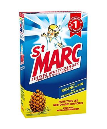 St Marc Lessive Multi-Usages à la Résine de Pin 1,6kg (Lot de 4)